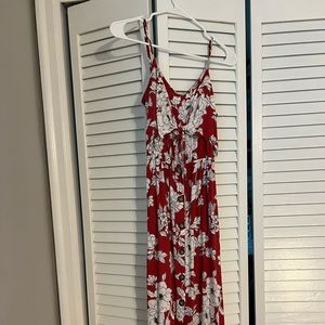 Mid calf length dress